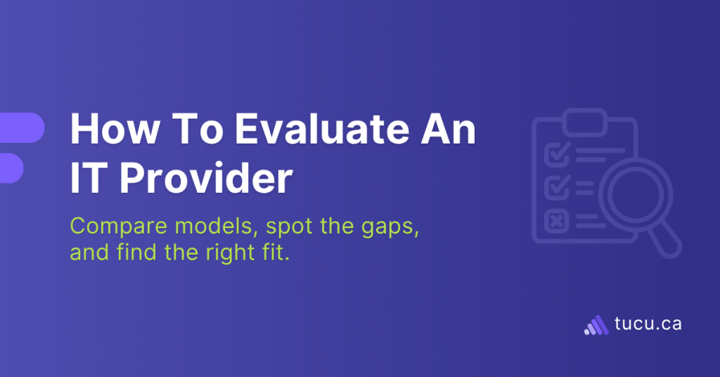 How To Evaluate An IT Provider - Cover