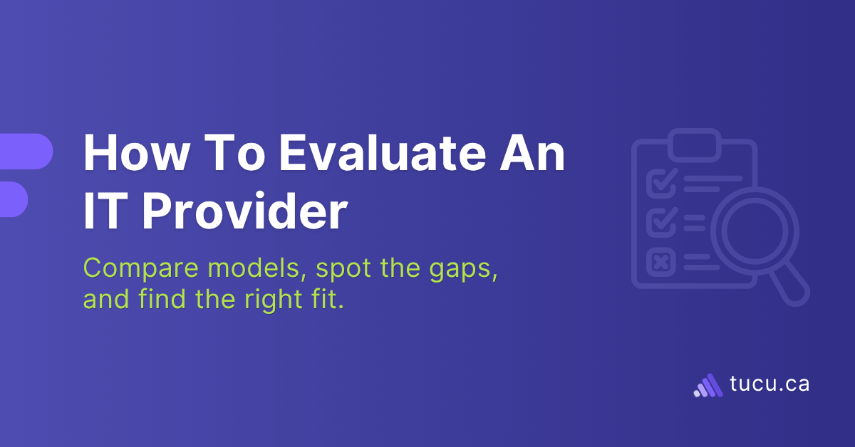 How To Evaluate An IT Provider - Cover